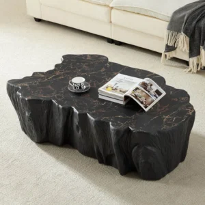 48.62" Unique Shaped Coffee Table