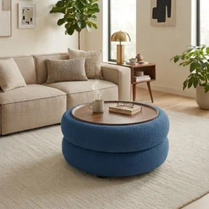 Round Coffee Table With Storage