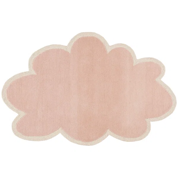 Safavieh Kids 913 Cloud Hand Tufted Wool Solid Color Rug - Image 2