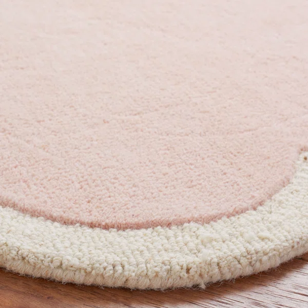 Safavieh Kids 913 Cloud Hand Tufted Wool Solid Color Rug - Image 3